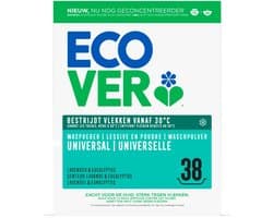 Ecover Waspoeder Universal 38 Wasbeurten - 1,9 kg