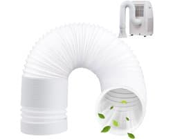 Dailygoods- Afvoerslang 130 mm Flexibel - Ventilatieslang - Afvoerslang Droger - Afvoerslang Airconditioning - Afvoerslang Sanitair - Hoogwaardig Materiaal