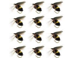 Lord of the Tools 20Pcs Vliegvissen Lokt Bionische Bee Aas Kunstmatige Insect Lokt Simulatie Bass Lokt Voor Forel Bass Zalm Visgerei Visgerei