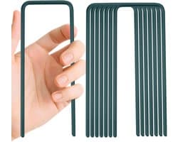 Grondankers 50 stuks - Roestvrij gehard staal - 150 mm x 30 mm - Ideaal voor het bevestigen van onkruiddoek - ShopVlot