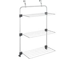 Gale Wasdroger - Over de deur - Voordelig - 1 stuk - Grijs - Epotherm-coating - 3,5 x 58 x 87 cm