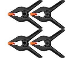 Ibenzoa® Universele Set van 4 Sterke Nylon Veerklemmen voor Creatieve Projecten en Fotografie