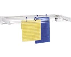 Art Dry 100 Wandroogrek Inklapbaar - 3 jaar garantie - Binnen/buitengebruik - Ruimte besparend - Compact - Wit