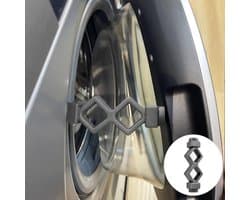 Wasmachine Deur Prop - Wasdeurhouder - Frisse Lucht - Magnetische Bevestiging - 10cm Lengte - Grijs