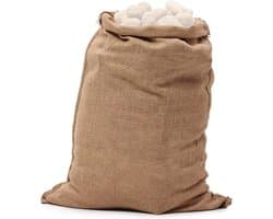 Jute Zak - Aardappelzak Opbergzak - Outdoor Spel Activiteit - Versterkte Zijkanten - 50x80 CM - Meerkleurig