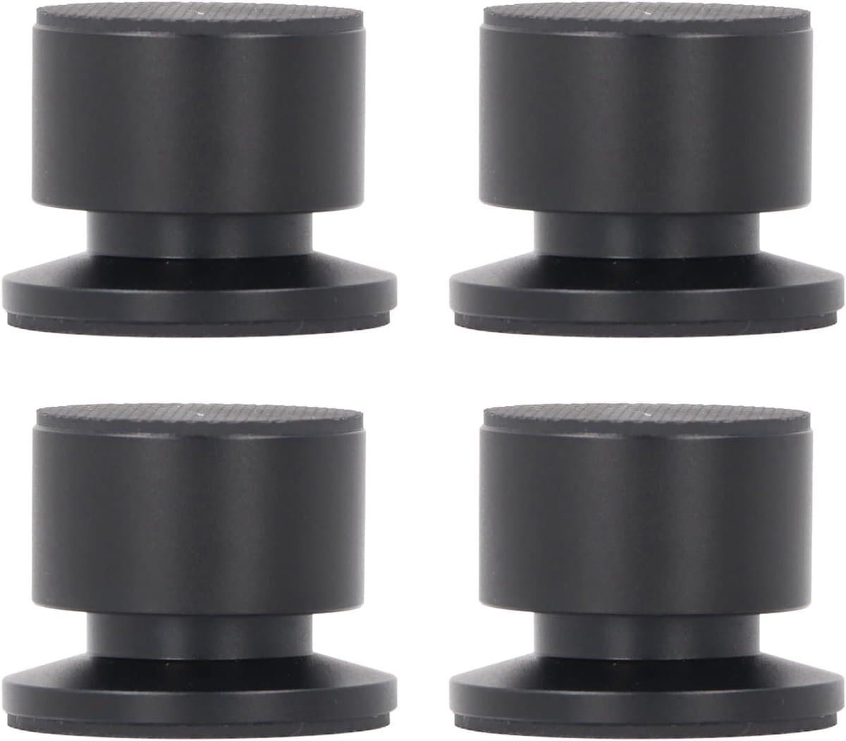 Luidspreker Isolatie Voeten - Anti-Vibratie Pads - Audio Verbetering - Verstelbare Hoogte - 0-3.5mm - Zilver — afbeelding 1