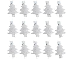 Dailygoody - Houten wasknijpers - Decoratieve knijpers - 100 stuks