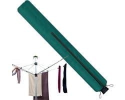 Droogmolen Beschermhoes - Waterdichte Afdekking - Buiten Wassen - Ritssluiting Toegang - 165 x 15 cm