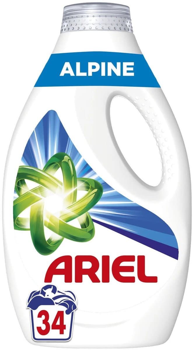Ariel Vloeibaar Wasmiddel Alpine 34 Wasbeurten 1530 ml — afbeelding 1
