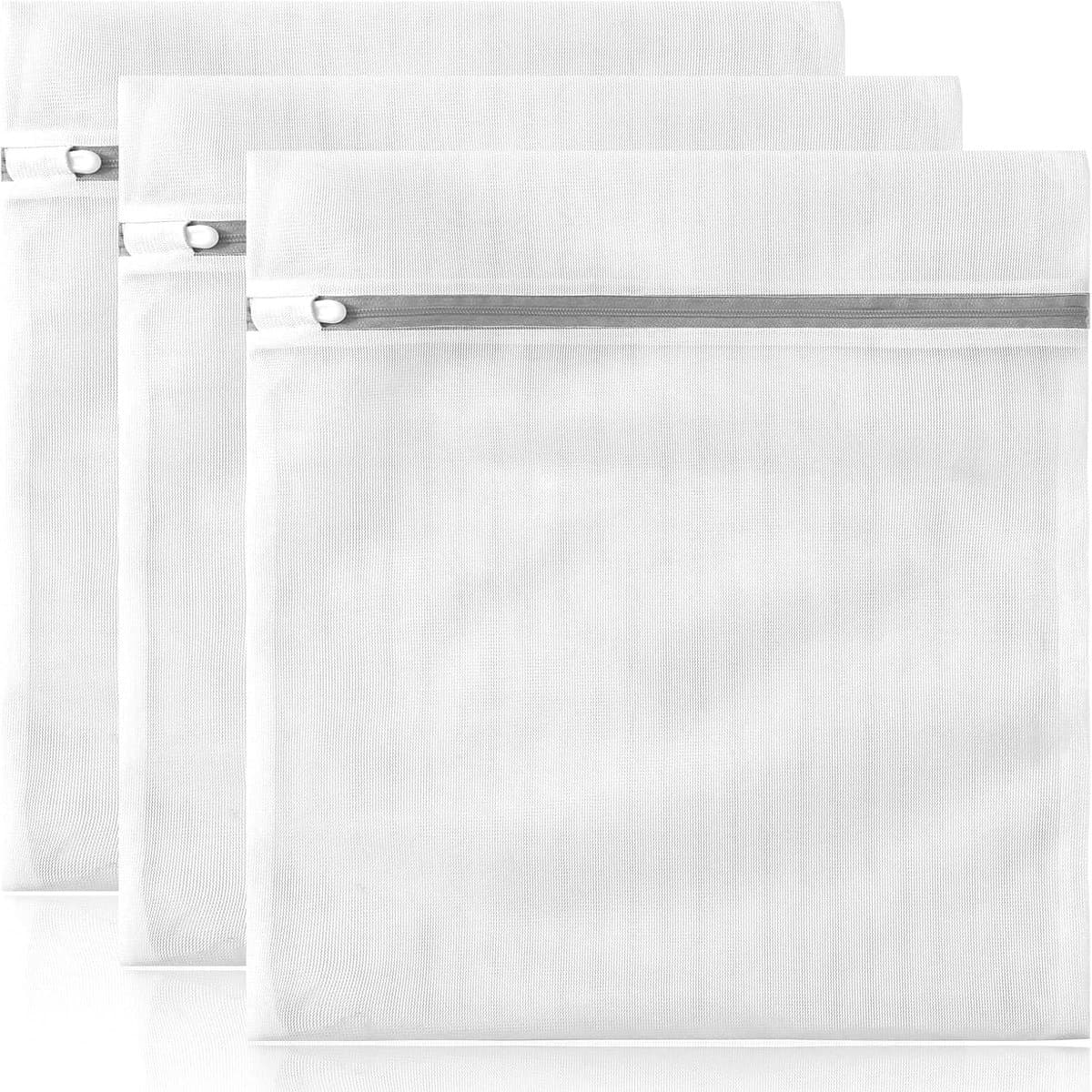 3 Pack Waszakken - Netwaszakken - Waszakken voor wasgoed - Grote duurzame zakken - Delicate kleding - Perfect voor wasmachines - Jassen - Jeans - 60x60 - Huishoudelijk accessoire — afbeelding 1