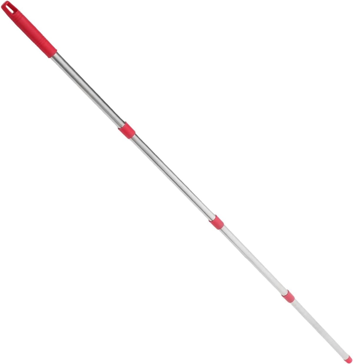 1set Verstelbare Rvs Mop Handle Vervangingsset Uitbreidbare Mop Voor Diverse Hoofden Eenvoudig Te Bevestigen Ergonomisch Ontwerp Voor Comfortabel Schoonmaken — afbeelding 1