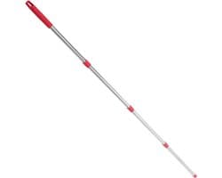 1set Verstelbare Rvs Mop Handle Vervangingsset Uitbreidbare Mop Voor Diverse Hoofden Eenvoudig Te Bevestigen Ergonomisch Ontwerp Voor Comfortabel Schoonmaken