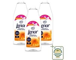 3 x Lenor - Strijkwater - Summer Breeze - Textielverfrisser - 1000 ml - Wasstrips - Strijkwater Summer Breeze - Textielverfrisser - Zomerse Geur - Frisheid - Kledingverfrisser
