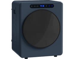 HOMCOM Wasdroger Luchtafvoer 5 kg met Touchscreen - Droogmachine - Compacte Wasdroger - Blauw