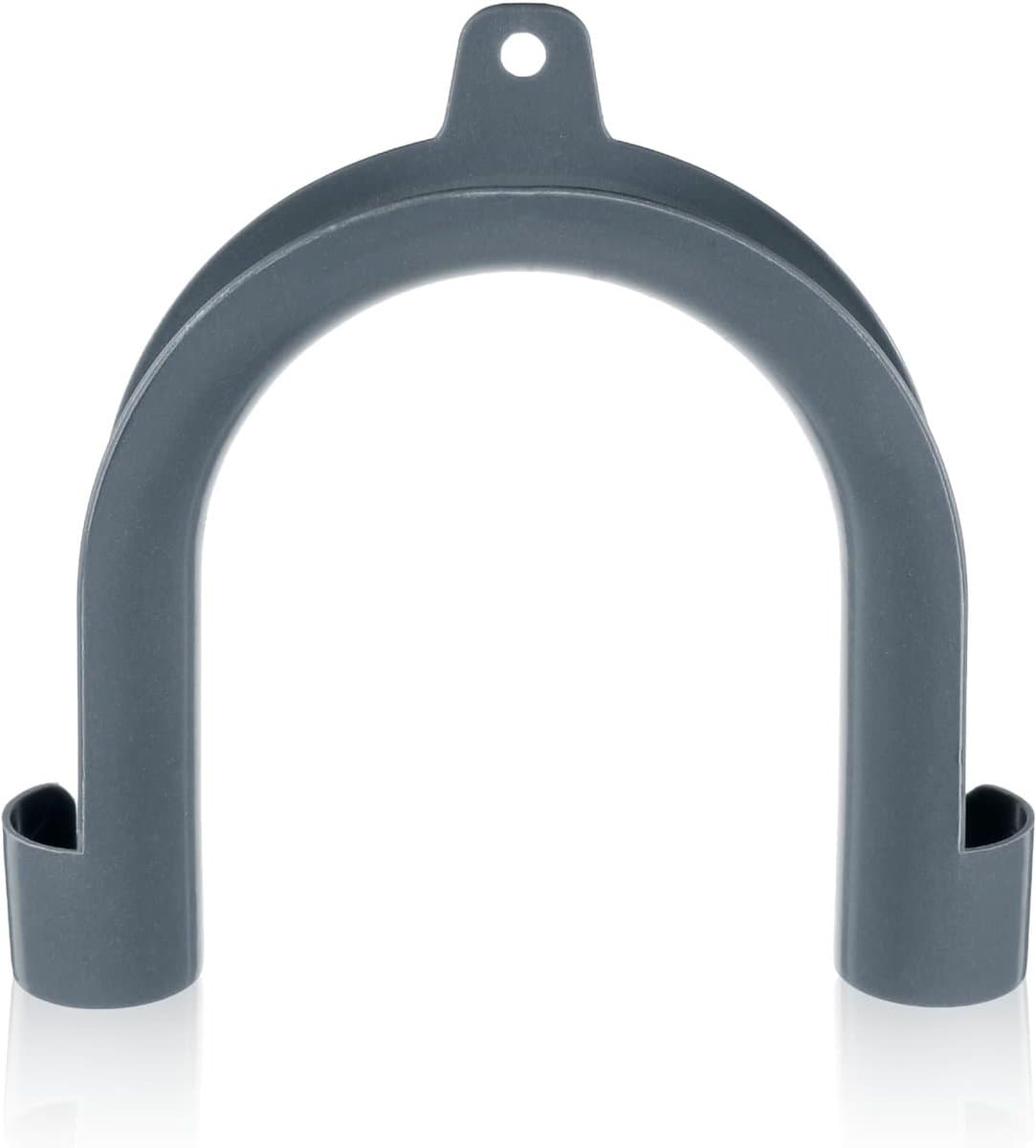 Slanghouder U-vormig - Afvoerslangbeugel - Wasmachine Afvoer - Veelzijdige Compatibiliteit - 1.25 Inch Buitendiameter - Grijs — afbeelding 1