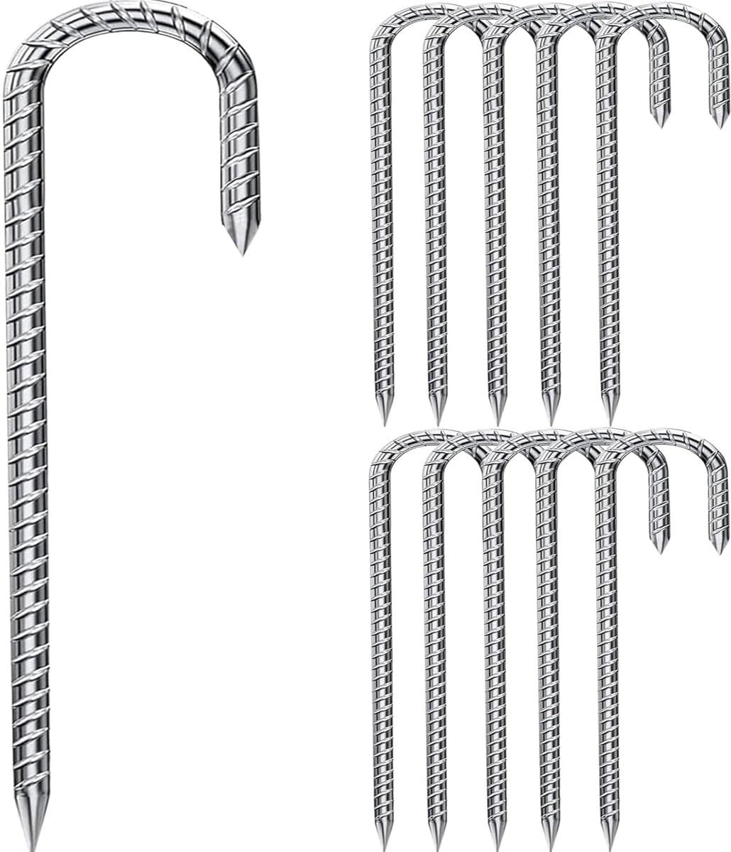 Omgoods - Grondankers Set van 14 Stuks van Gegalvaniseerd Staal — afbeelding 1