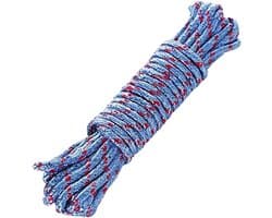 Outdoor Waslijn - Reiswaslijn Kamperen - Kleding Drogen - Winddichte Haken - 5 Meter - Willekeurig