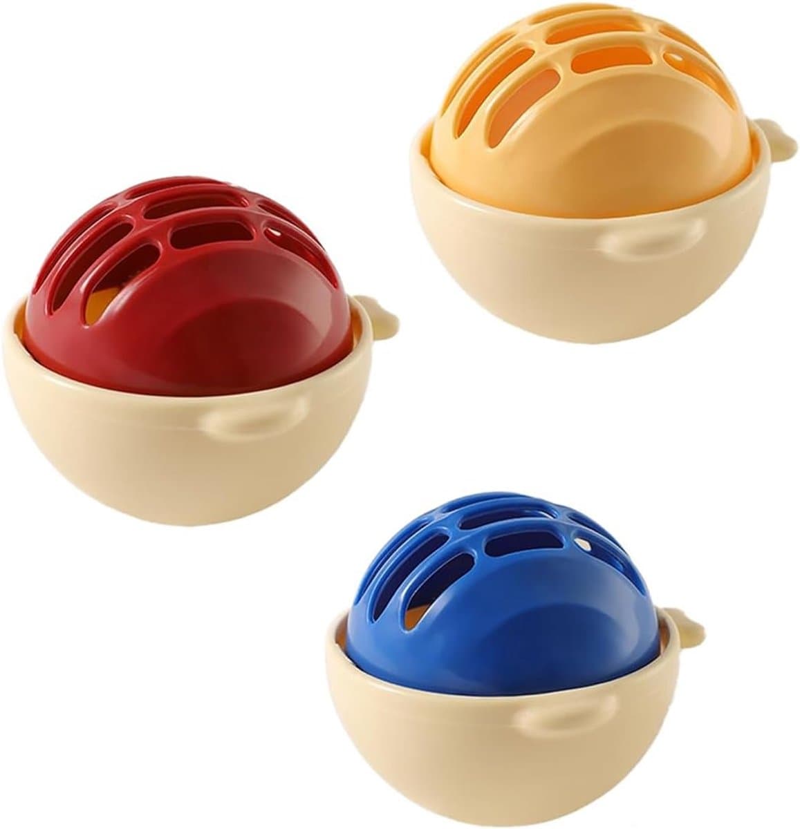 SnelShoppen - Herbruikbare Wasballen voor Kleding, Dierenhaar Verwijderaar, Lintverwijderaar, Pufferfish Vorm, Robuust en Effectief, 6 Stuks, Ideaal v — afbeelding 1