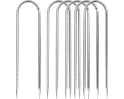 Grondpinnen 30 cm - Robuust staal - Corrosiebestendig - Perfect voor tenten en trampolines - ShopVlot