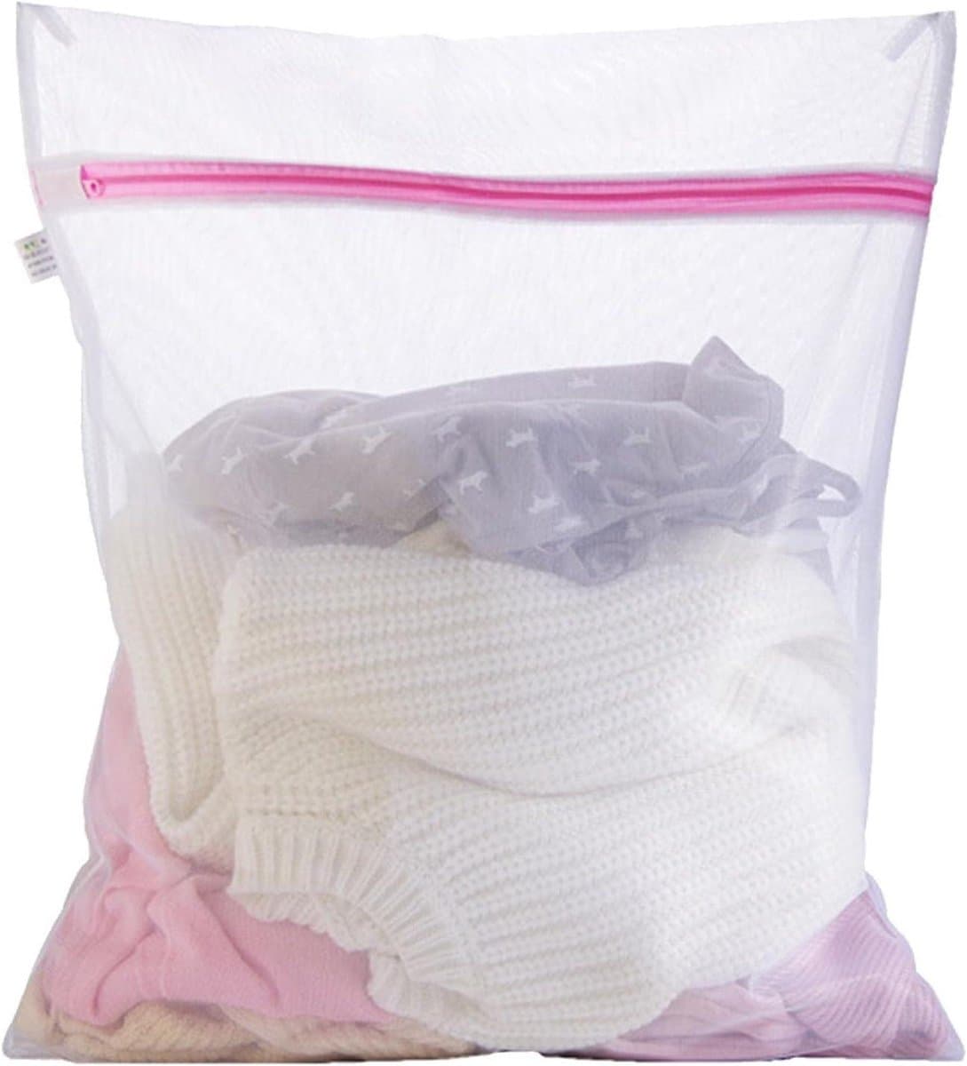 Wasnet Zak - Fijne Was Beschermer - Kleding Beschermen - Ritssluiting - 50 x 60 cm - Groot Fijn Net — afbeelding 1