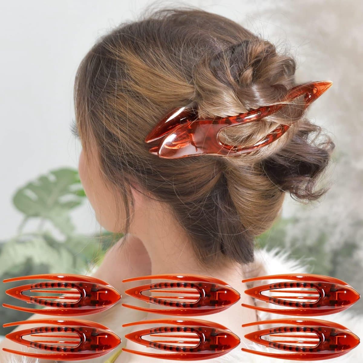 Grote Platte Haarclips Sets voor Dik Haar - Sterke Grip Klemmen — afbeelding 1