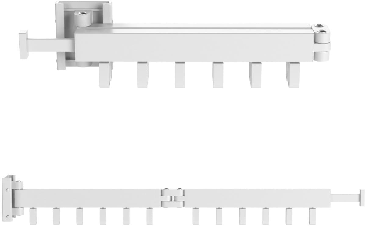 Wasophoogte® Wanddroogrek - Droogrek Inklapbaar - Wasrek Inklapbaar - Wasrek Hangend - 12 kledinghaken — afbeelding 1