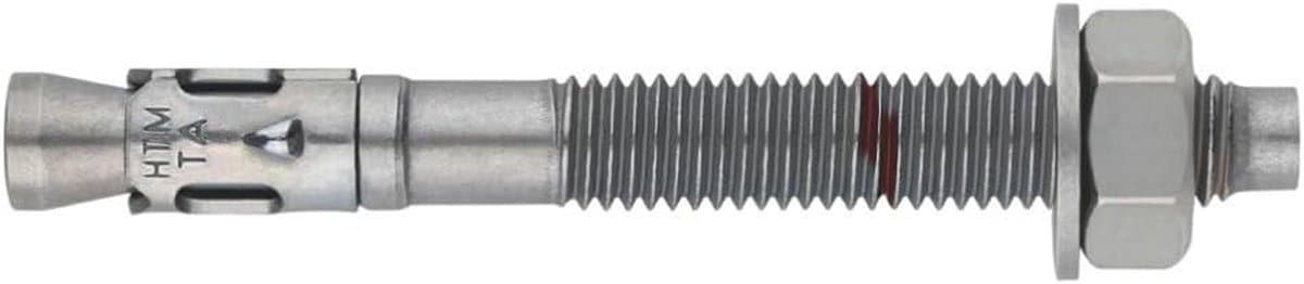 Hoge-lastankers - Keilankers - Zware bevestiging - Roestvrij staal A2 - M10 x 70 mm - Grijs — afbeelding 1