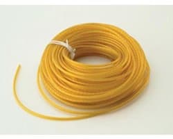 Reservedraad Lijn - Drooglijn Staalkern - Kleding Drogen - Weerbestendig PVC - 39 Meter - Wit
