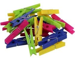 Set van 20 Mini Knijpers voor Kamperen en Reizen - Stevig en Compact