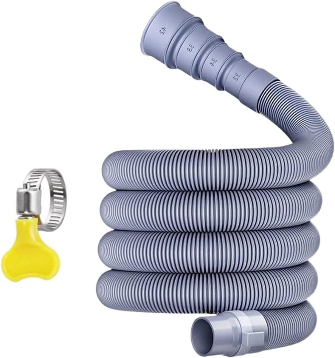 Afvoerslang Set - Inklapbare Slang - Camper Wasmachine - Anti Leksysteem - 3/4/5 Meter - Meerkleurig — afbeelding 1