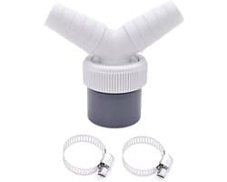 2-Weg Y-Splitter Afvoerslangconnector voor Wasmachine en Vaatwasser