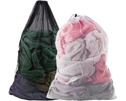 Extra grote wasnetzakken van 70×90 cm - 2 stuks voor het wassen van kleding, ondergoed en delicate stoffen in de wasmachine — afbeelding 1