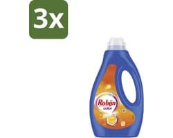 3 x Robijn – Vloeibaar Wasmiddel – Color – 20 wasbeurten - Kleurbehoud - Wasmiddel - Color Serum - Frisse Geur - Wasmiddel Voor Gekleurde Was