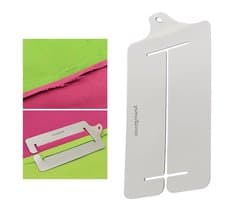 Naaiclips voor stof - Zoomklem Quilten Clips - Stoffen Fixeren - Dubbel Naadgeleidingssysteem - 10x6x1cm - Zilver