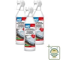 3 x HG - Hygiënische Matras Opfrisser - Werkt Na 30 Minuten - Neutraliseert Nare Geurtjes - 500 ml - Wasstrips - Matrasopfrisser - Hygiëne - Geur Verwijderen - Matras Reinigen - Enzymen