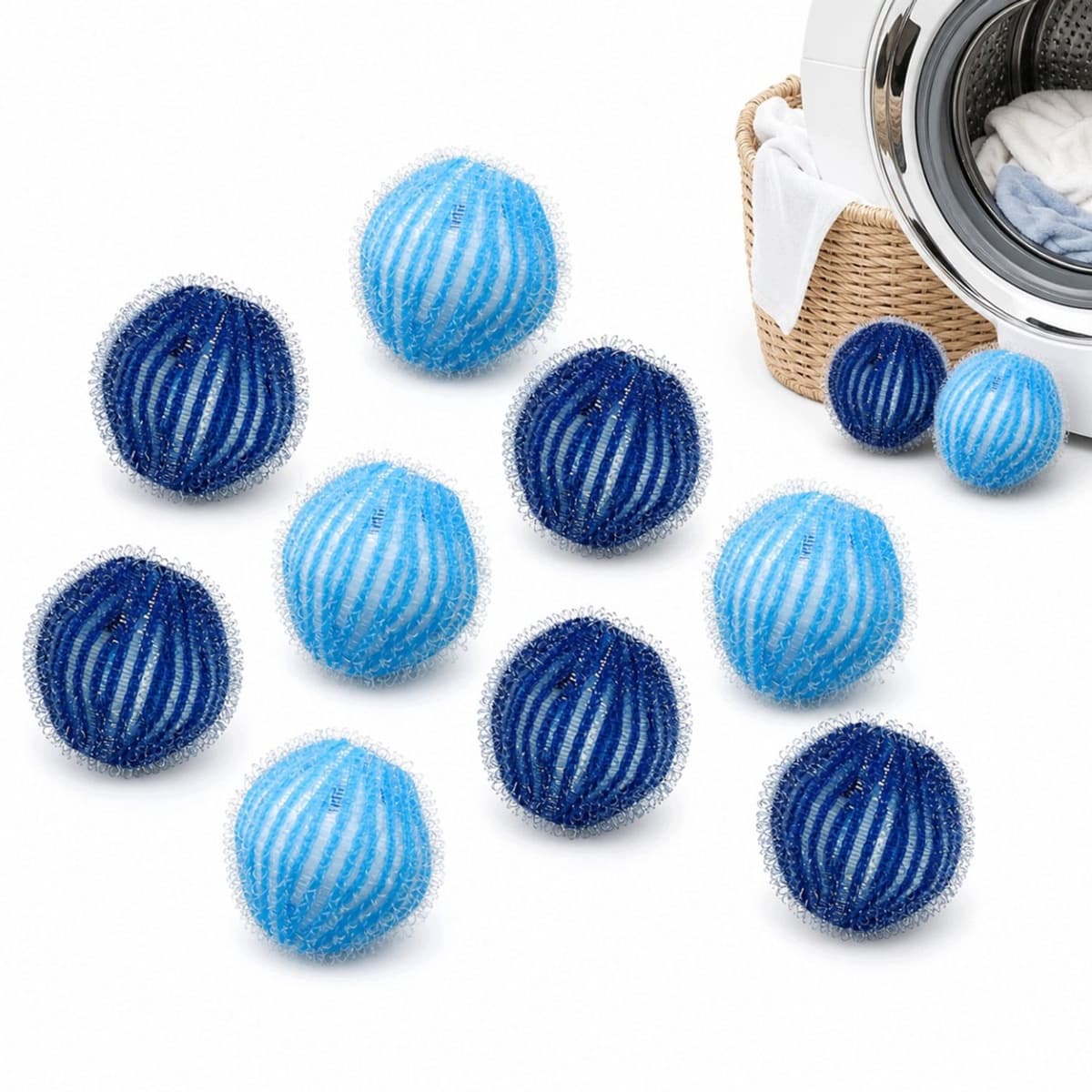 12x Wasmachines Ballen - Verwijderen Pluisjes & Huisdierhaar (3,5 cm) — afbeelding 1