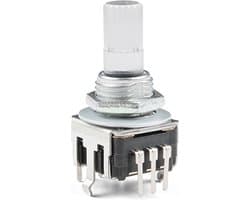 COM-15141 Rotary Encoder – Verlicht (RGB), 360° Rotatie en Drukknop Functie