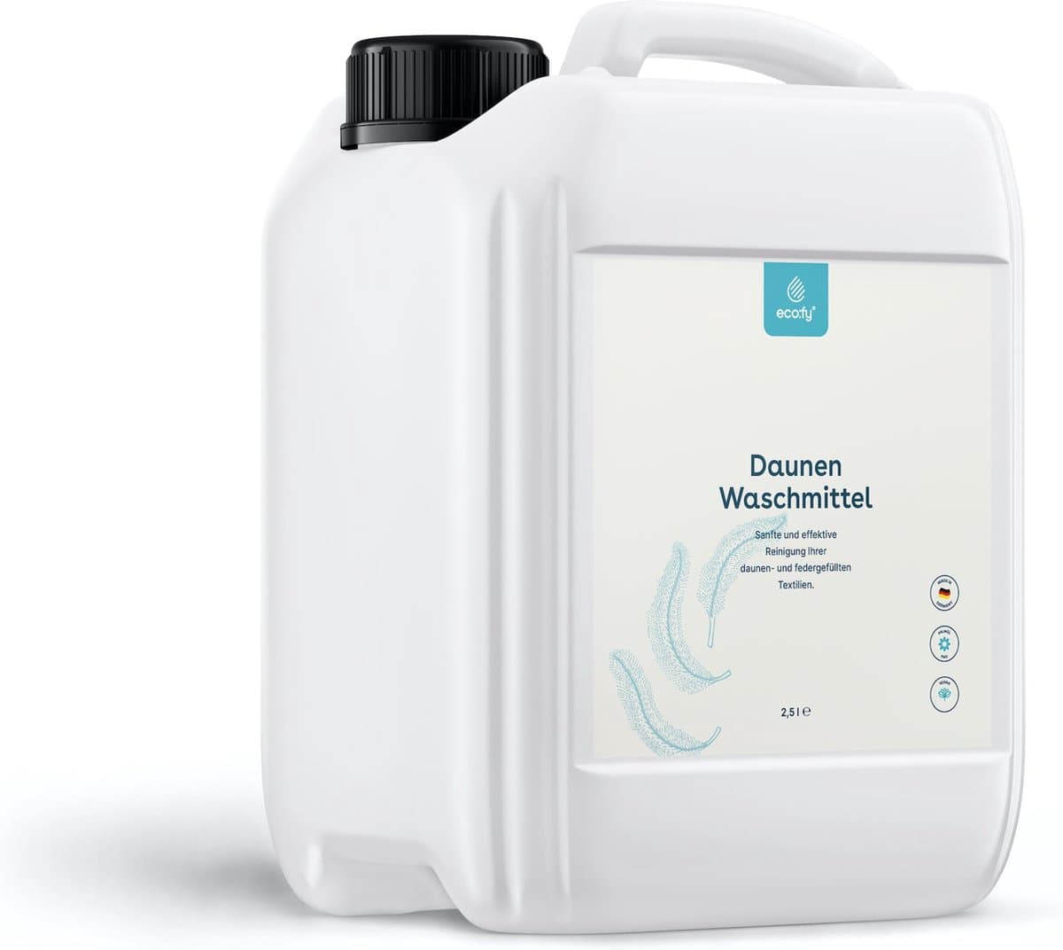 eco:fy® Dons wasmiddel • wasmiddel reinigt verzorgt dons, veren, donsjack — afbeelding 1