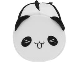 Dailygoods- Waszak - 3 Liter - Mesh Waszakken - Zwart-wit Panda-patroon - Duurzaam Polyester - Met Rits - Bescherming voor Gevoelige Kledingstukken — afbeelding 1
