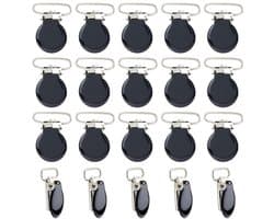 20 stuks ijzeren zware tapijthangclips 3.5x2.8cm zwarte metalen clip voor het ophangen van tapijten wandclips tapijtgrippers zware clips voor tapijt handdoek sjaal — afbeelding 1
