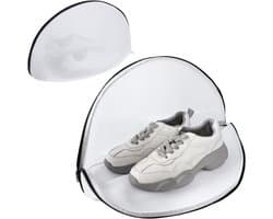 Zeynomax - Schoenwaszakken - Mesh-waszakken voor schoenen - Bescherming tijdens het wassen - Wit - Ideaal voor in de wasmachine - Twee stuks - Handi..