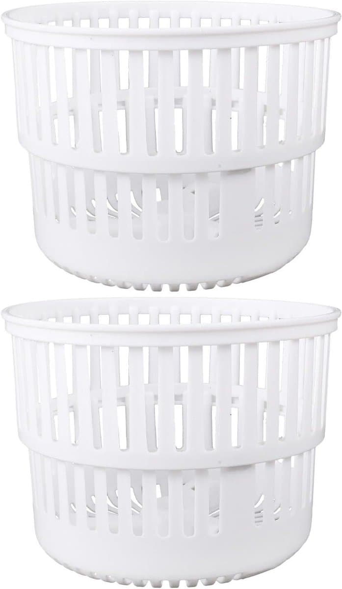 Mini Wasemmer - Opvouwbare Mand - Kleine Wascentrifuge - Sneldrogend Ontwerp - 16x16x12 cm - Wit — afbeelding 1