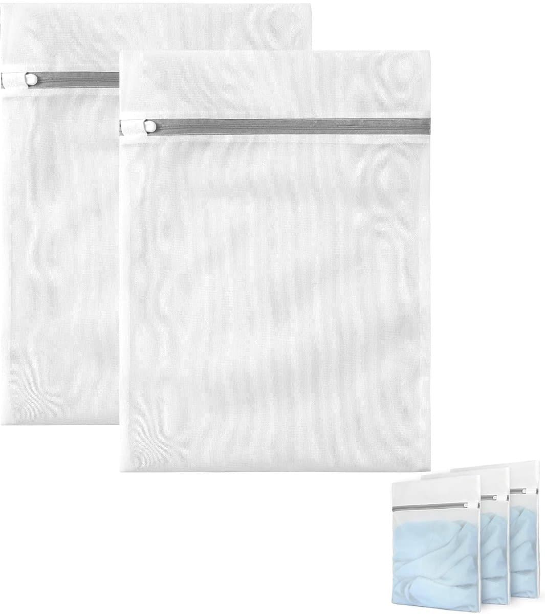 BRENZOOS- Waszak Groot - Waszakjes met Rits - Wasnet voor Wasmachine - Waszakken voor Wasgoed - Waszakje voor Kleding - Duurzaam Polyester 40x50/50x60 cm — afbeelding 1
