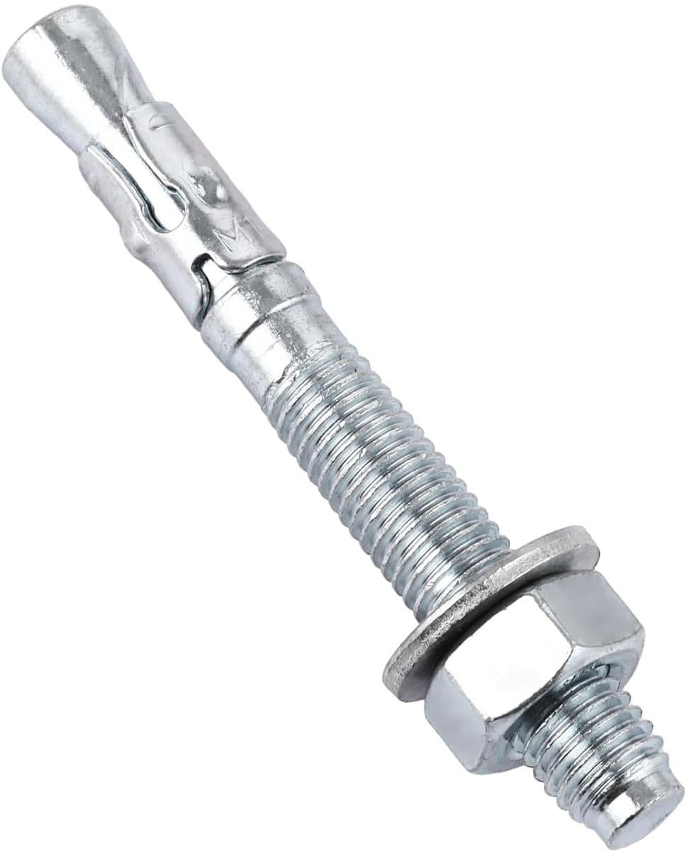 Heavy-duty pluggen - Industriële boutankers - Gebouwstructuur bevestigen - Duurzaam verzinkt - M12x100 mm — afbeelding 1