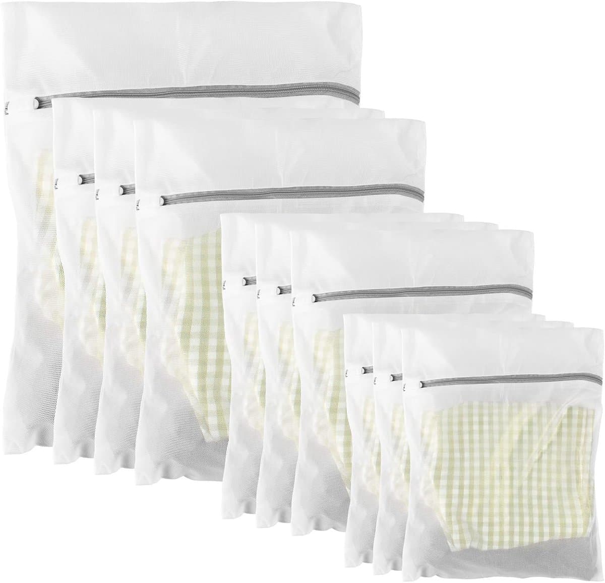 Wassnetten - Set van 10 Stuks - Met Fijn Ritme voor Bescherming - Voor BH's, Sokken, Lingerie, Sportschoenen - Multifunctioneel Opbergtas voor Reizen - Geschikt voor Gezin, Baby, Alleenstaanden — afbeelding 1