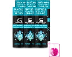 6 x Lenor Unstoppables - Geurbooster - Fris - 13 Wasbeurten - Bulkverpakking - Geurbooster - Douchemop - Frisheid