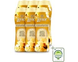 6 x Lenor - Geurbooster - Gouden Orchidee - 22 Wasbeurten - Grootverpakking - Vaatwasstrips - Geurbooster Was - Geur In Was - Geur In Kleding - Wasgeur - Geur In Wasmachine