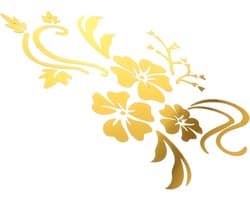 1set Bloemen Spiegels Wandstickers Creatieve Acryl Decoratie Voor Woonkamer Slaapkamer Badkamer Eenvoudig Aan Te Brengen Vlakke Oppervlakken Gouden Lotus Design