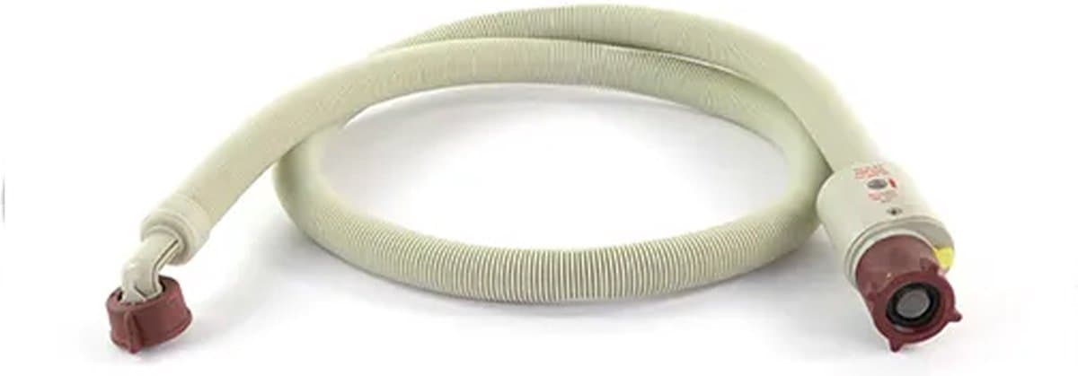 Nedco Water Aanvoerslang met waterstop voor Wasmachine - 1.5m - Grijs — afbeelding 1