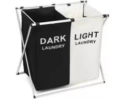 Opvouwbare Wasmand Organizer Voor Vuile Kleren Wasmand Grote Sorter Twee Of Drie Grids Inklapbare Opvouwbare Mand